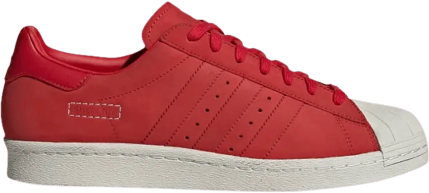  Adidas Superstar 80s &#039;Scarlet&#039;