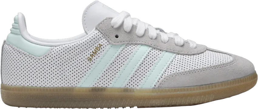  Adidas Wmns Samba OG &#039;White Mint Grey&#039;