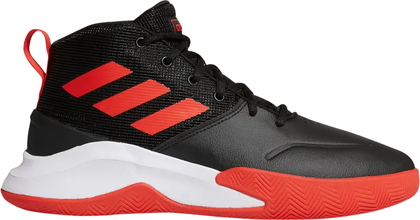  Adidas Own The Game Wide &#039;Black Active Red&#039;