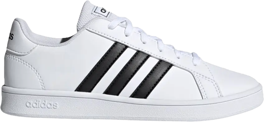  Adidas adidas Grand Court White Black (Kids)