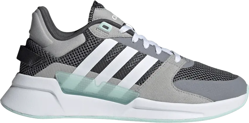  Adidas Wmns Run 90s &#039;Grey Ice Mint&#039;