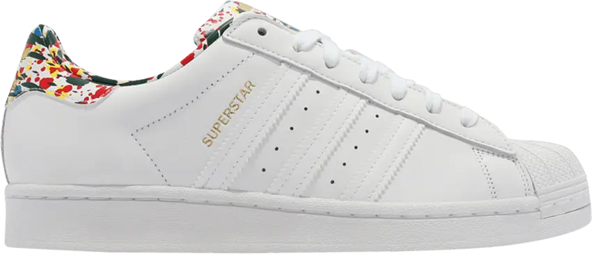  Adidas Superstar &#039;White Splatter&#039;