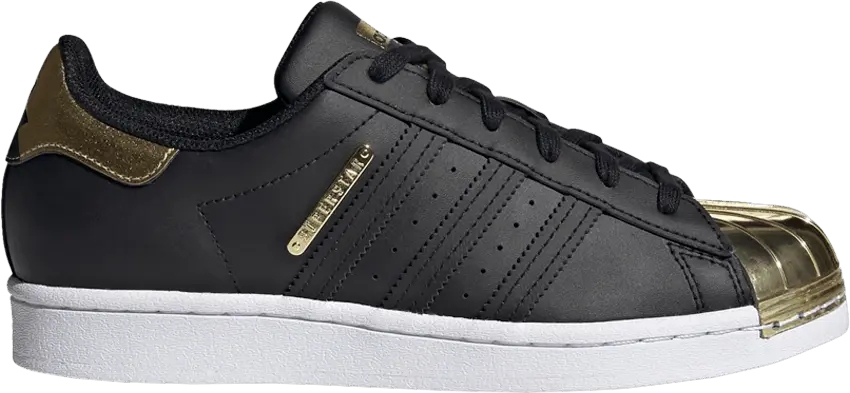  Adidas Wmns Superstar MT &#039;Black Gold Metallic&#039;