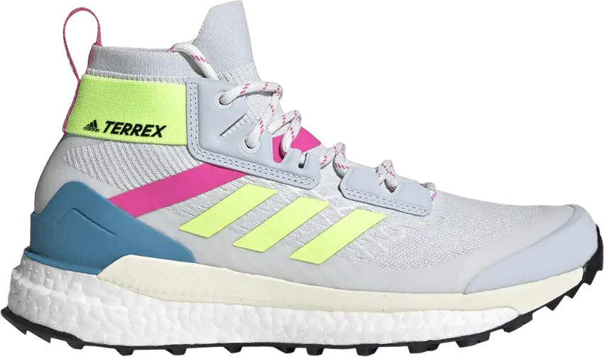  Adidas Wmns Terrex Free Hiker Primeblue &#039;Halo Blue Yellow Screaming Pink&#039;