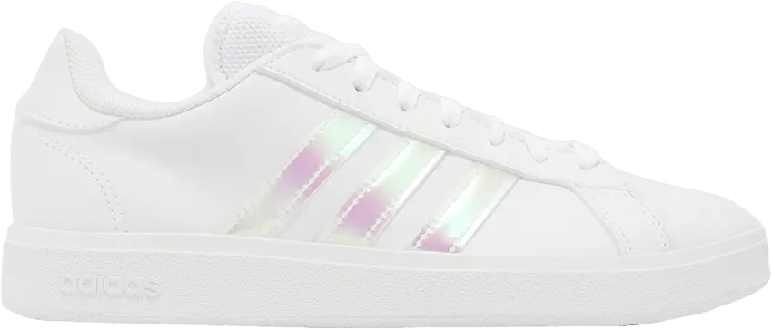  Adidas Wmns Grand Court TD &#039;White Iridescent&#039;