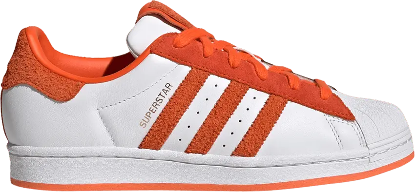  Adidas Wmns Superstar &#039;White Semi Orange&#039;