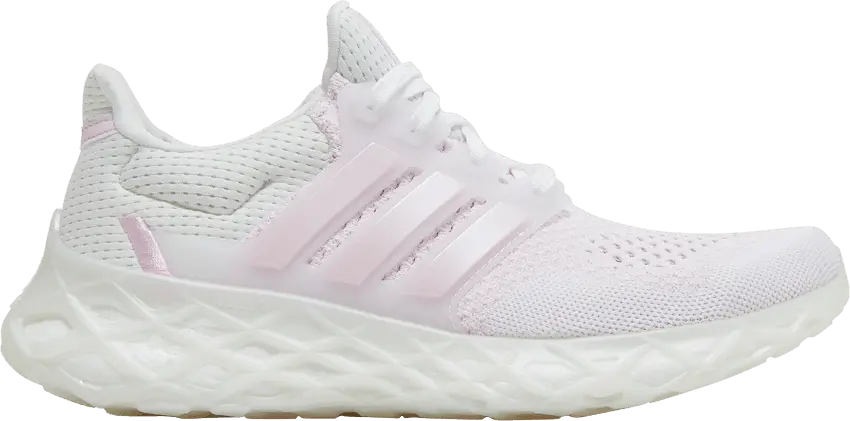  Adidas adidas Ultra Boost Web DNA Cloud White Clear Pink (Women&#039;s)