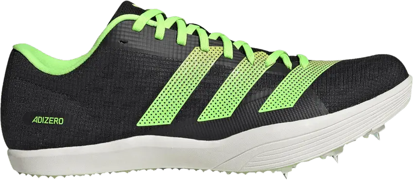  Adidas Adizero Long Jump &#039;Black Solar Green&#039;