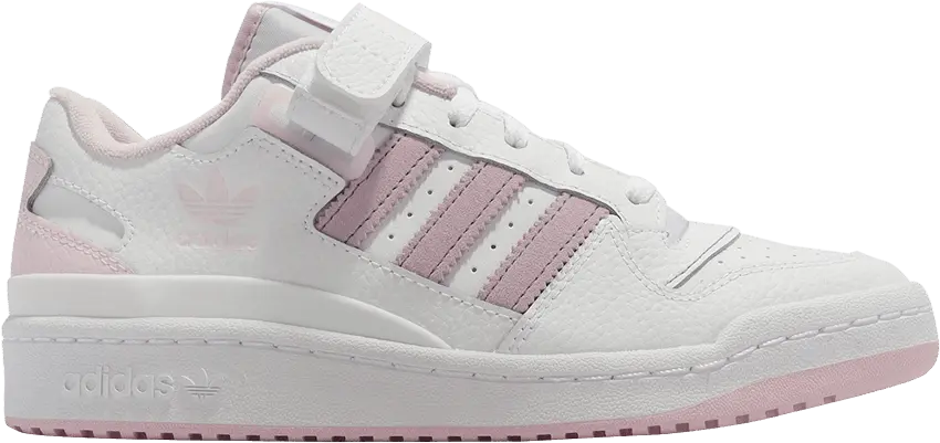 Adidas Forum Low City J &#039;White Almost Pink&#039;