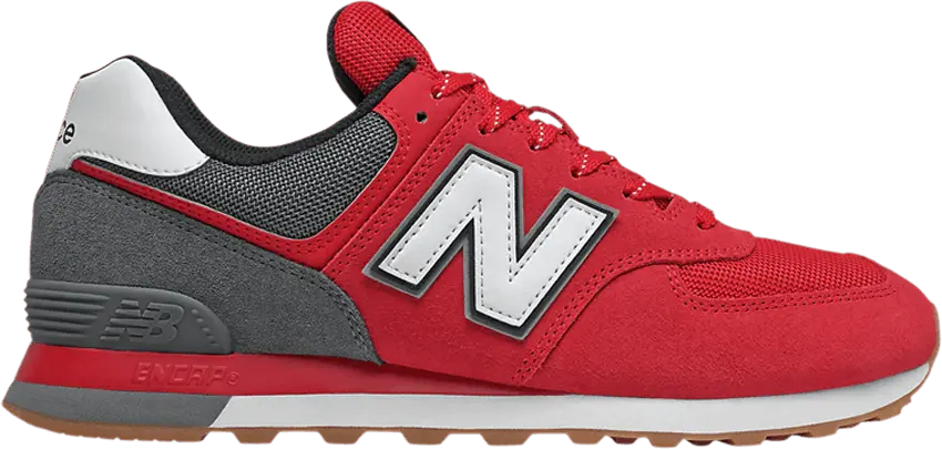  New Balance 574 Red Lead