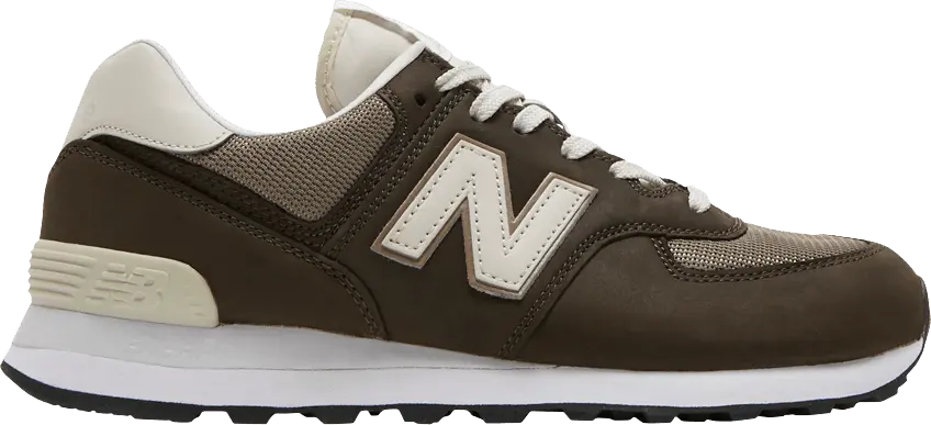  New Balance 574 Black Olive Mushroom