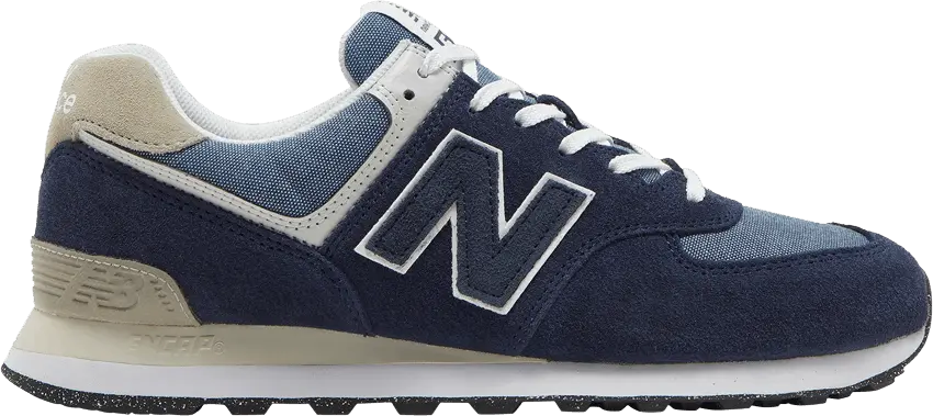  New Balance 574 Navy Grey White