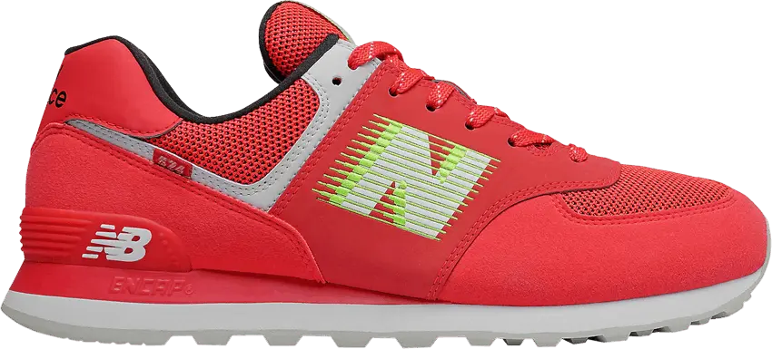  New Balance 574 &#039;Team Red Volt&#039;