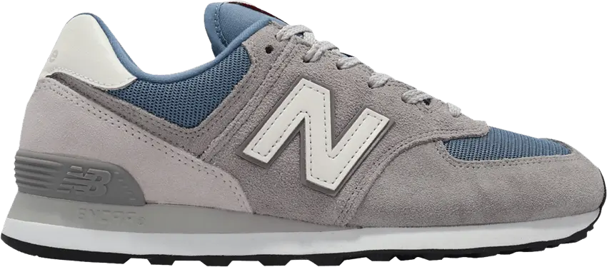  New Balance 574 Grey Navy White Leather