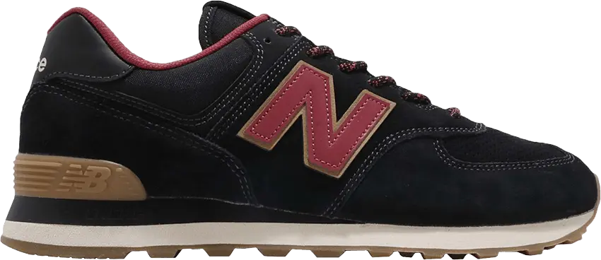  New Balance 574 &#039;Black Red&#039;