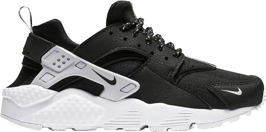  Nike Huarache Run SE GS &#039;Black&#039;