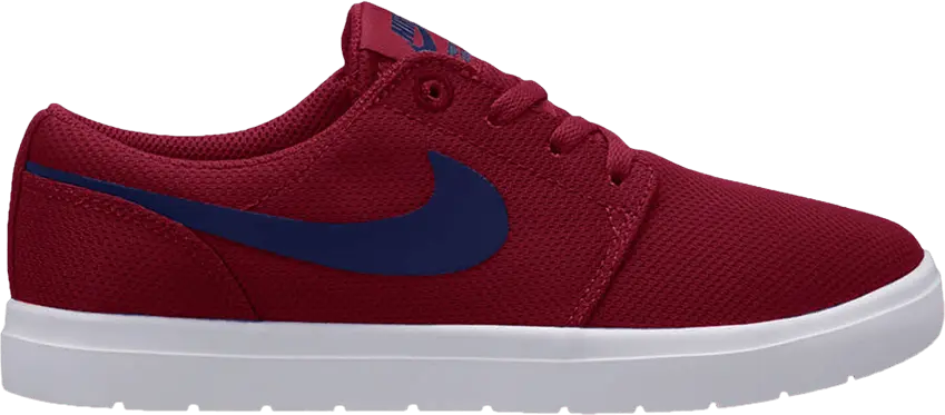  Nike Portmore 2 Ultralight GS &#039;Red Crush Blue Void&#039;