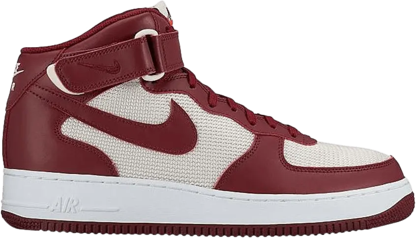  Nike Air Force 1 Mid &#039;07 Team Red Summit White