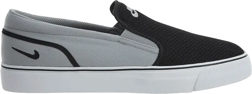  Nike Toki Slip TXT &#039;Black Matte Silver&#039;