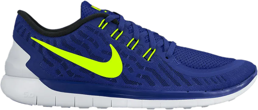  Nike Free 5.0 &#039;Deep Royal Blue Volt&#039;