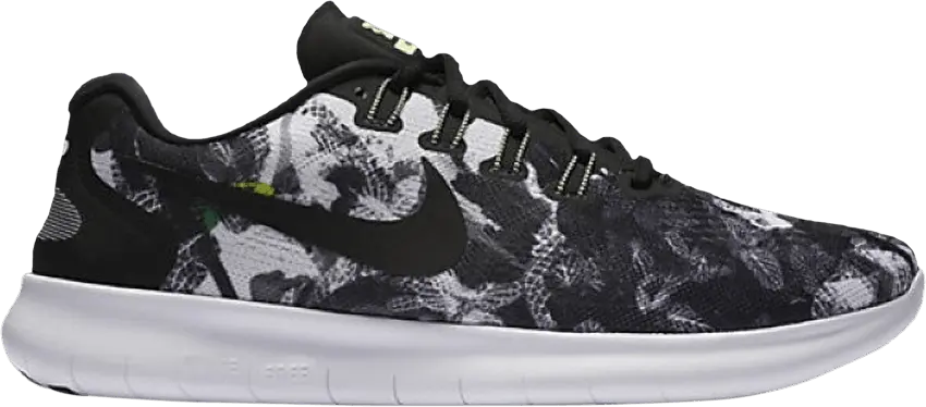  Nike Free RN 2017 Solstice &#039;Floral Pack - Black&#039;