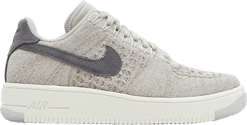  Nike Wmns Air Force 1 Flyknit Low &#039;Pale Grey&#039;