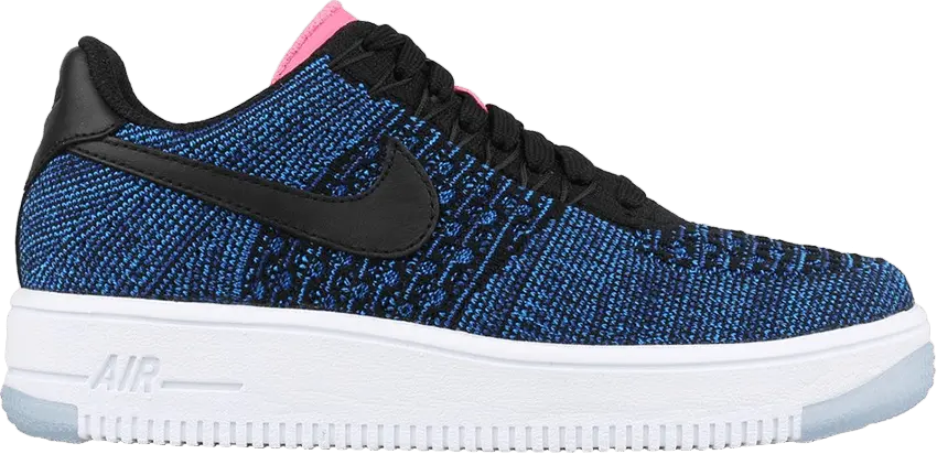  Nike Wmns Air Force 1 Flyknit Low &#039;Deep Royal Blue&#039;