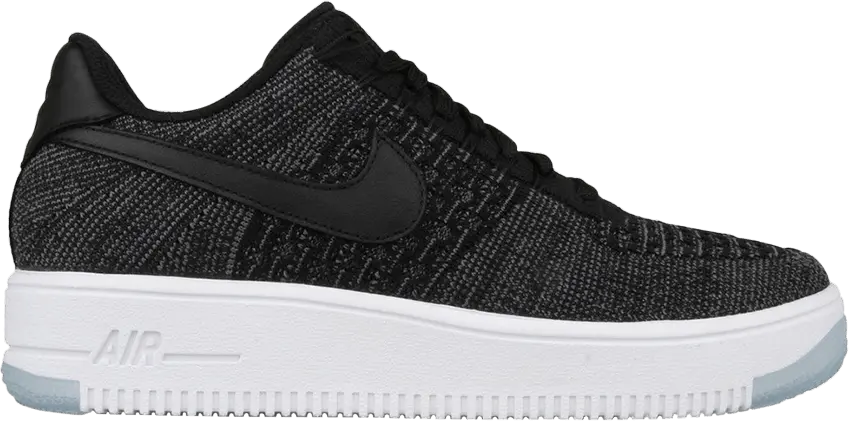  Nike Wmns Air Force 1 Flyknit &#039;Black&#039;