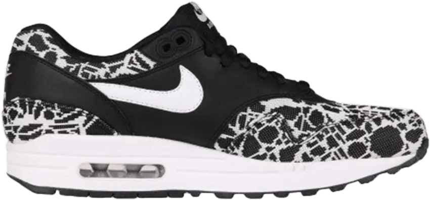  Nike Wmns Air Max 1 Jacquard &#039;Black White&#039;