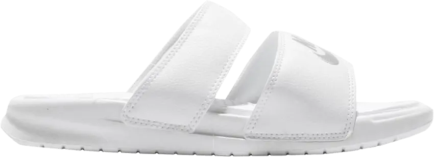  Nike Benassi Duo Ultra White Metallic Silver (W)