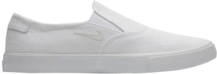  Nike Portmore 2 Solarsoft Slip On Canvas SB &#039;White&#039;