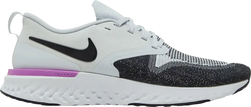  Nike Odyssey React Flyknit 2 Platinum Violet Black