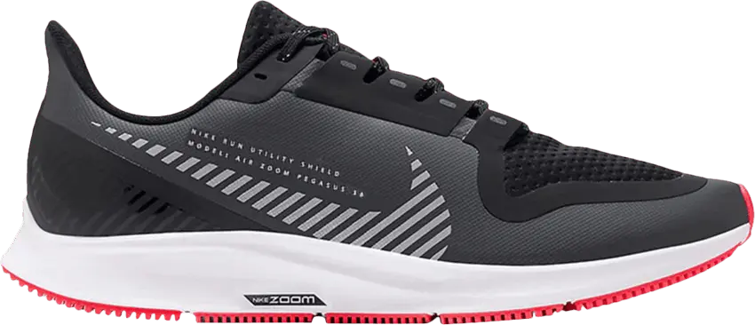  Nike Air Zoom Pegasus 36 Shield &#039;Dark Smoke Grey Silver&#039;