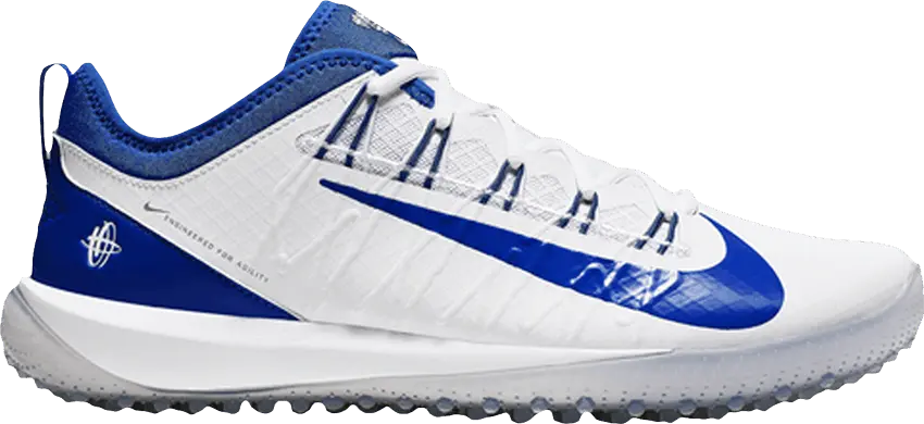  Nike Alpha Huarache 7 Pro TF LAX &#039;White Game Royal&#039;
