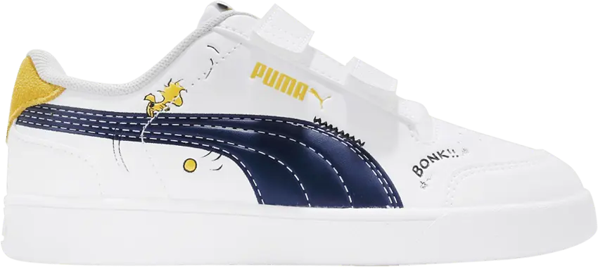 Puma Peanuts x Shuffle Little Kid &#039;Woodstock - White Maize&#039;