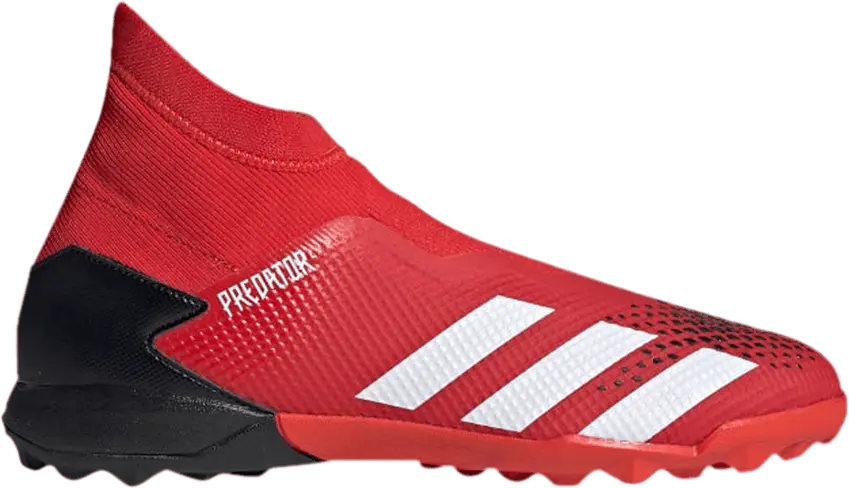  Adidas Predator 20.3 Laceless TF &#039;Active Red Black&#039;