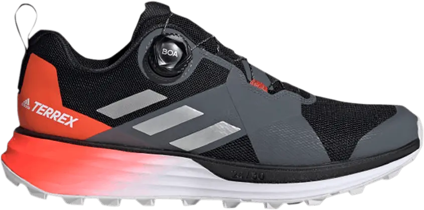  Adidas Terrex Two Boa &#039;Black Solar Red&#039;