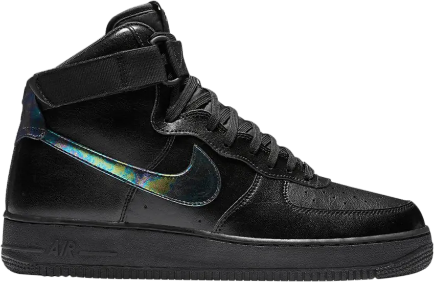  Nike Air Force 1 High Black Iridescent