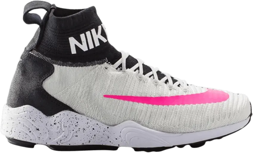  Nike Mercurial Flyknit FC White Black Pink Blast