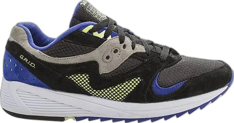 Saucony Grid 8000 Black Grey Purple