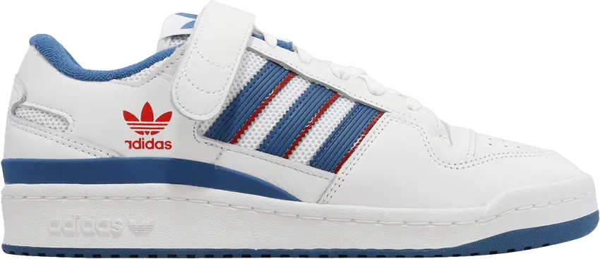  Adidas Forum 84 Low ADV &#039;White Blue Scarlet&#039;