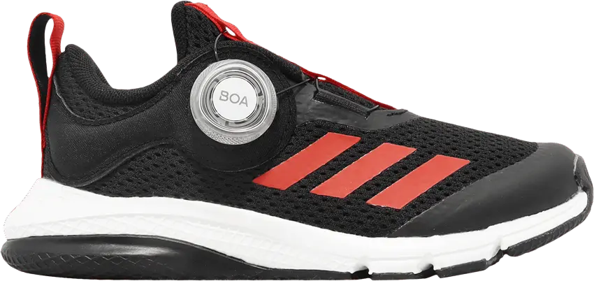  Adidas ActiveFlex Boa K &#039;Black Vivid Red&#039;