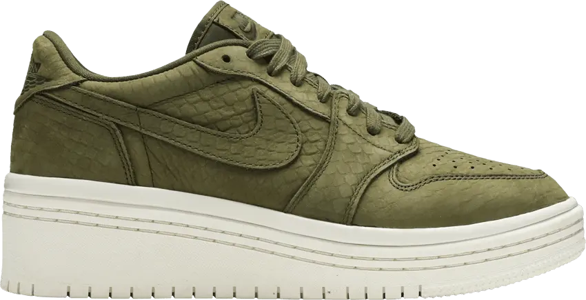  Wmns Air Jordan 1 Low Lifted &#039;Olive Canvas&#039;