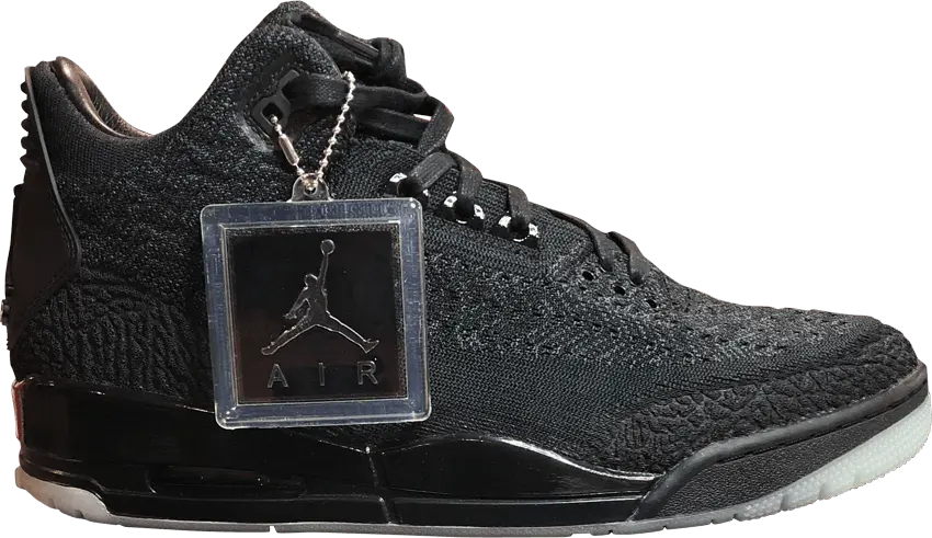 Air Jordan 3 Retro Flyknit &#039;Black&#039;