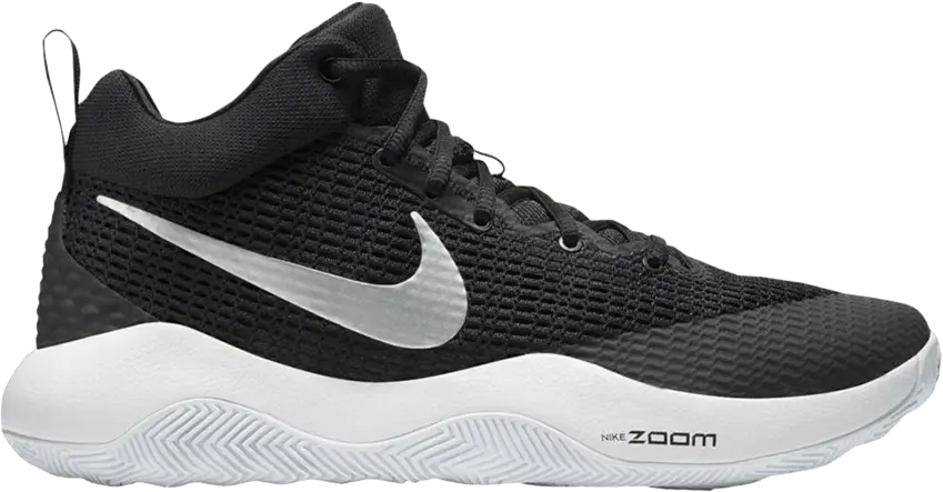  Nike Zoom Rev TB Black Metallic Silver