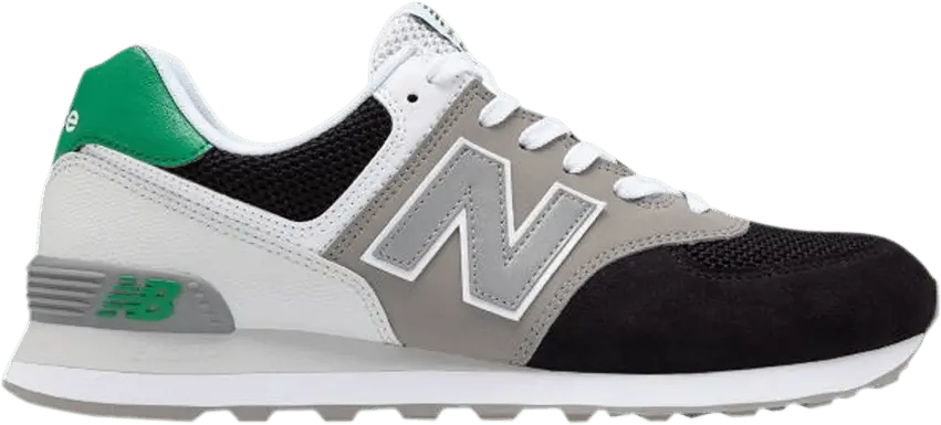  New Balance 574 &#039;White Black Green&#039;