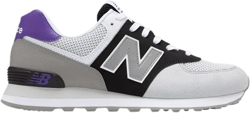  New Balance 574 Classic &#039;White Purple&#039;