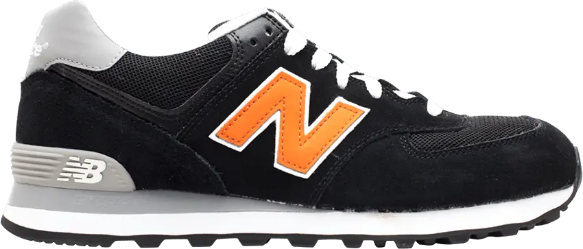  New Balance 574 &#039;Black Orange&#039;