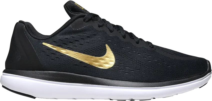 Nike Flex 2017 RN GS &#039;Black Gold&#039;