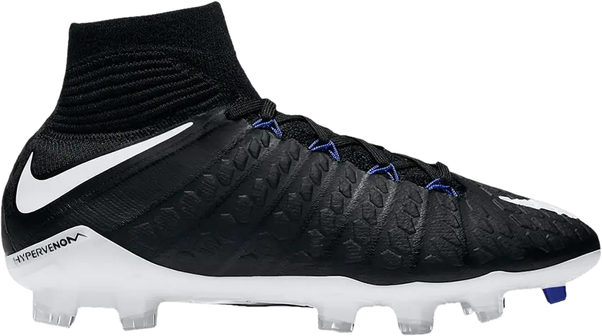  Nike Hypervenom Phantom 3 DF FG GS &#039;Black Game Royal&#039;